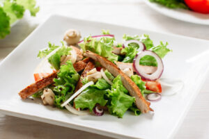 insalata-pollo-marinato-limone-zenzero