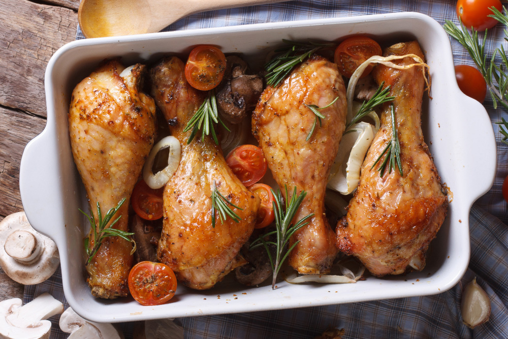 pollo-al-forno-con-funghi